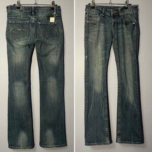 Women's 26 x 33 Cowgirl Tuff 'Don't Fence Me In Sparkle' Jeans